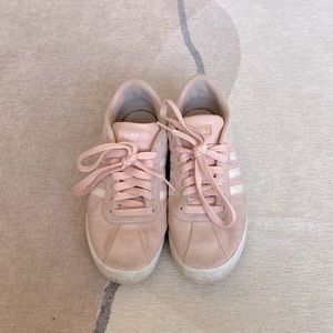 Pink Adidas sneakers